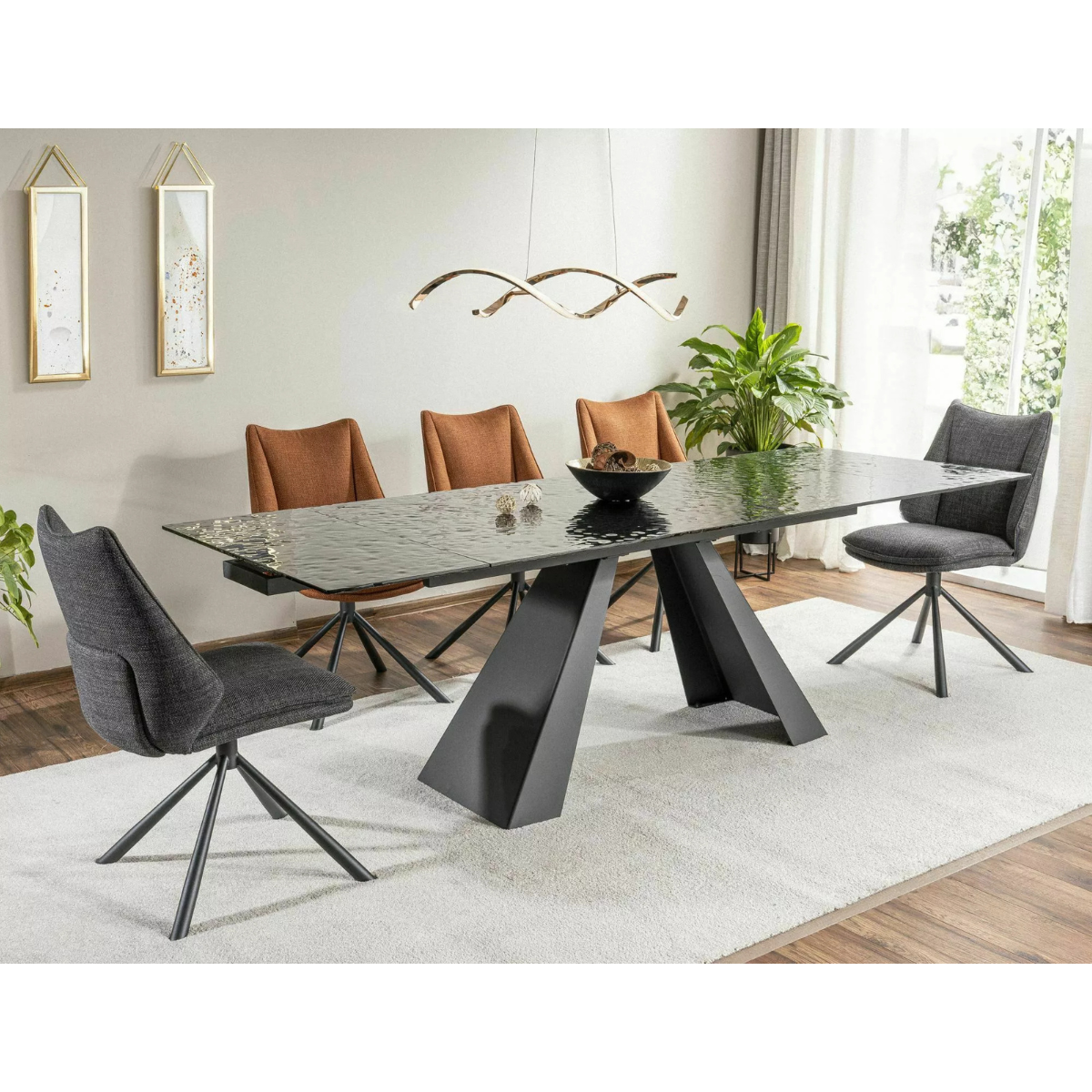 SI COLE Szürke design Kárpitos beltéri szék